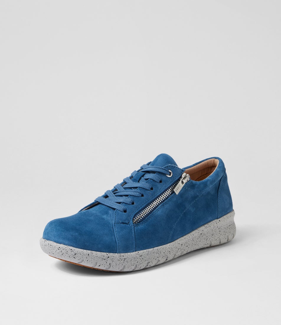 Solar Xf Dark Denim Suede Sneakers