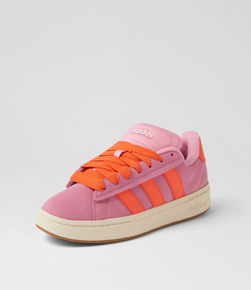 Grand Court Alpha 00s W Bliss Pink Semi Impact Orange Fabric Sneakers