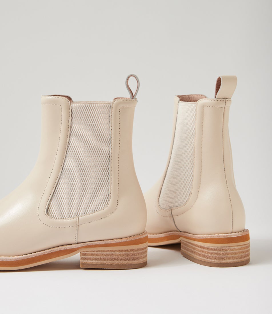 Cora Boot Fawn Leather Chelsea Boots