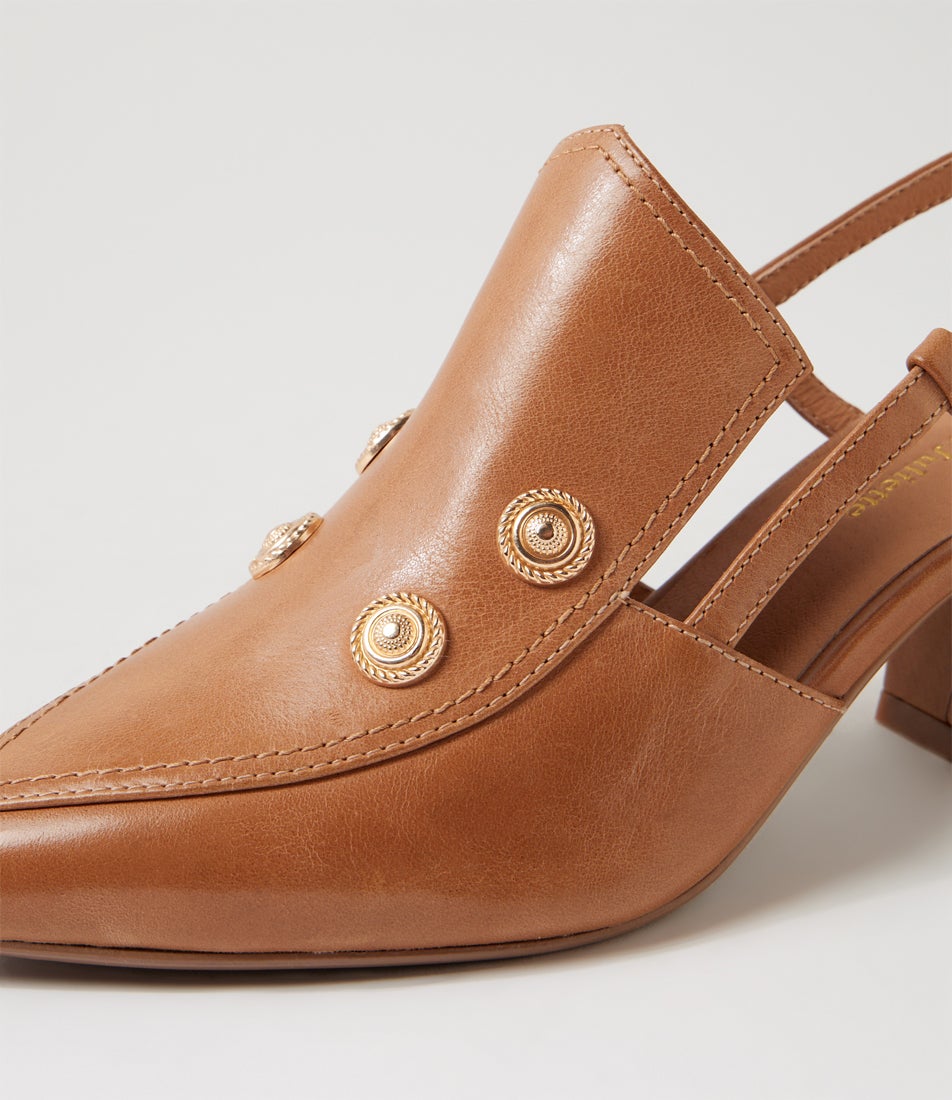 Millso Tan Leather Heels