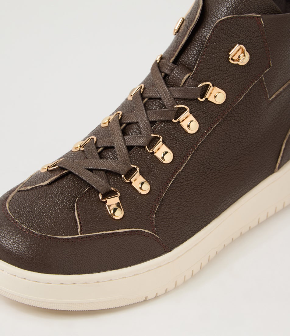 Hollens Xw Choc Leather Ankle Boots