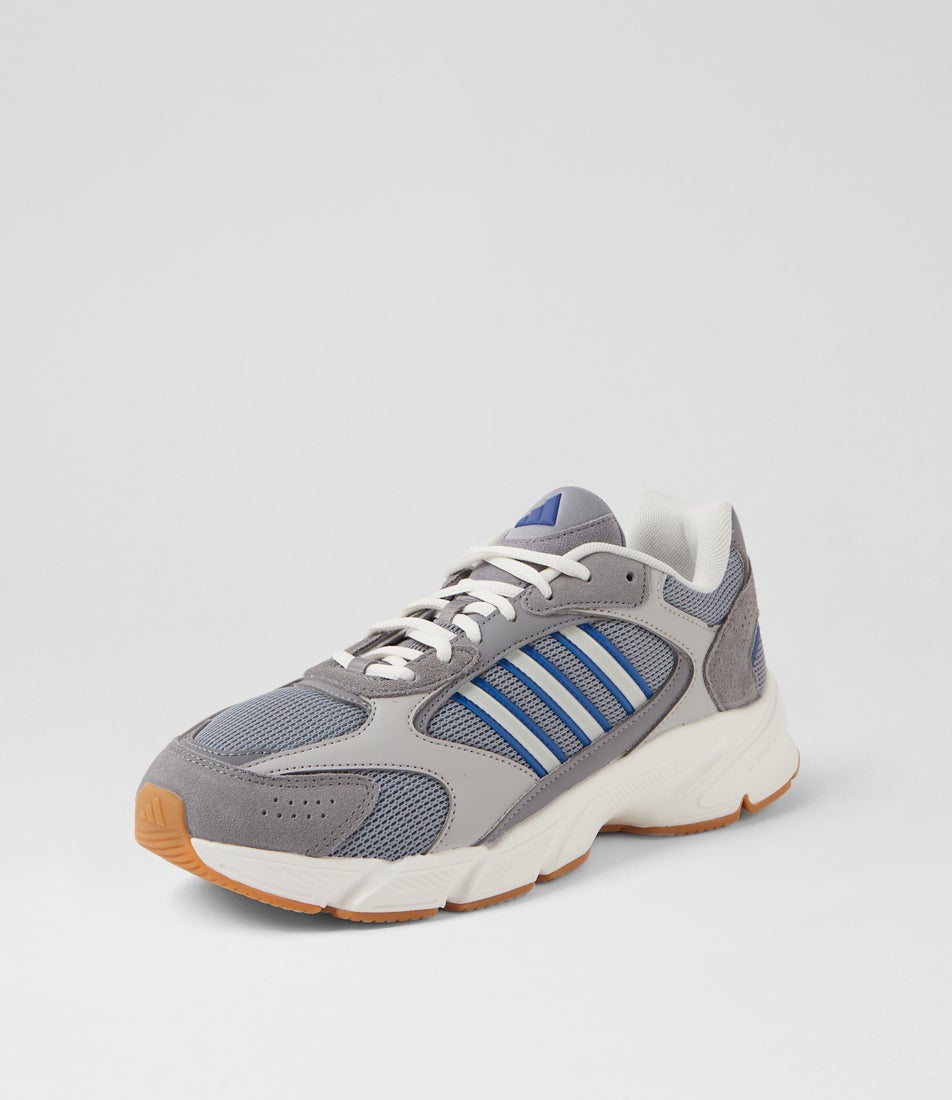 Crazychaos 2000 M Grey White Grey Fabric Sneakers