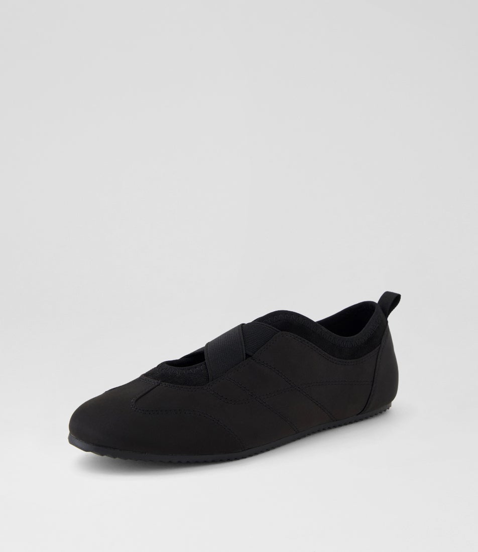 Tepperi Black Satin Sneakers