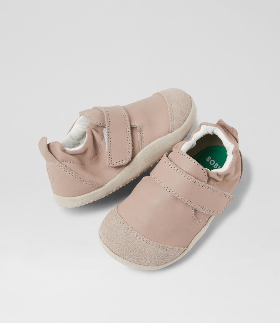 Xp Marvel Infant Taupe Leather Sneakers