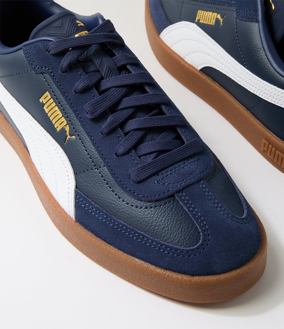Puma Club 2 Era M Navy White Gold Sneakers
