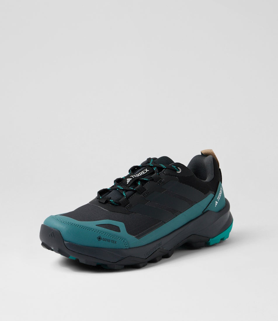 Terrex Skychaser Ax5 M Black Carbon Teal Fabric Sneakers