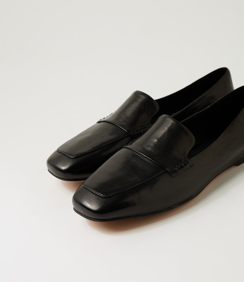 Nicolo Black Luxe Leather Loafers