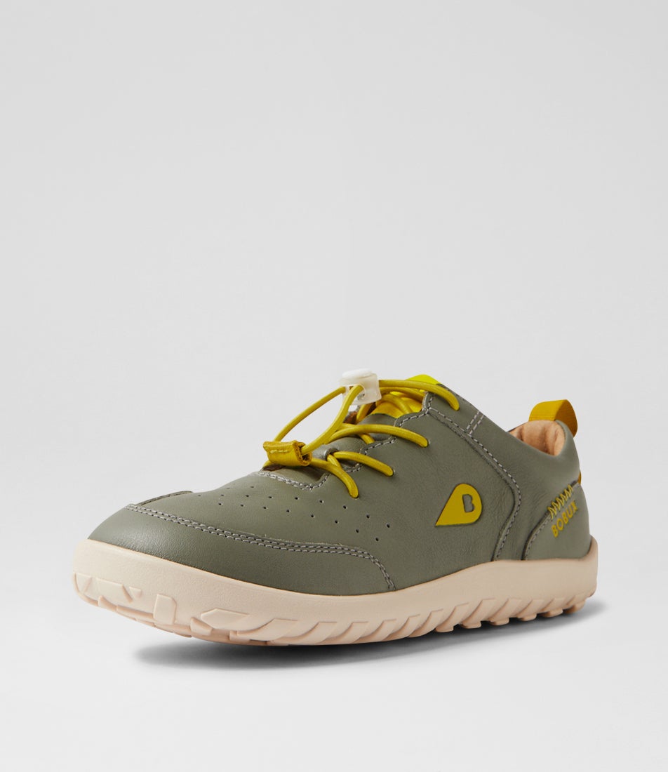 Kp Nova Junior Vetiver Leather Sneakers