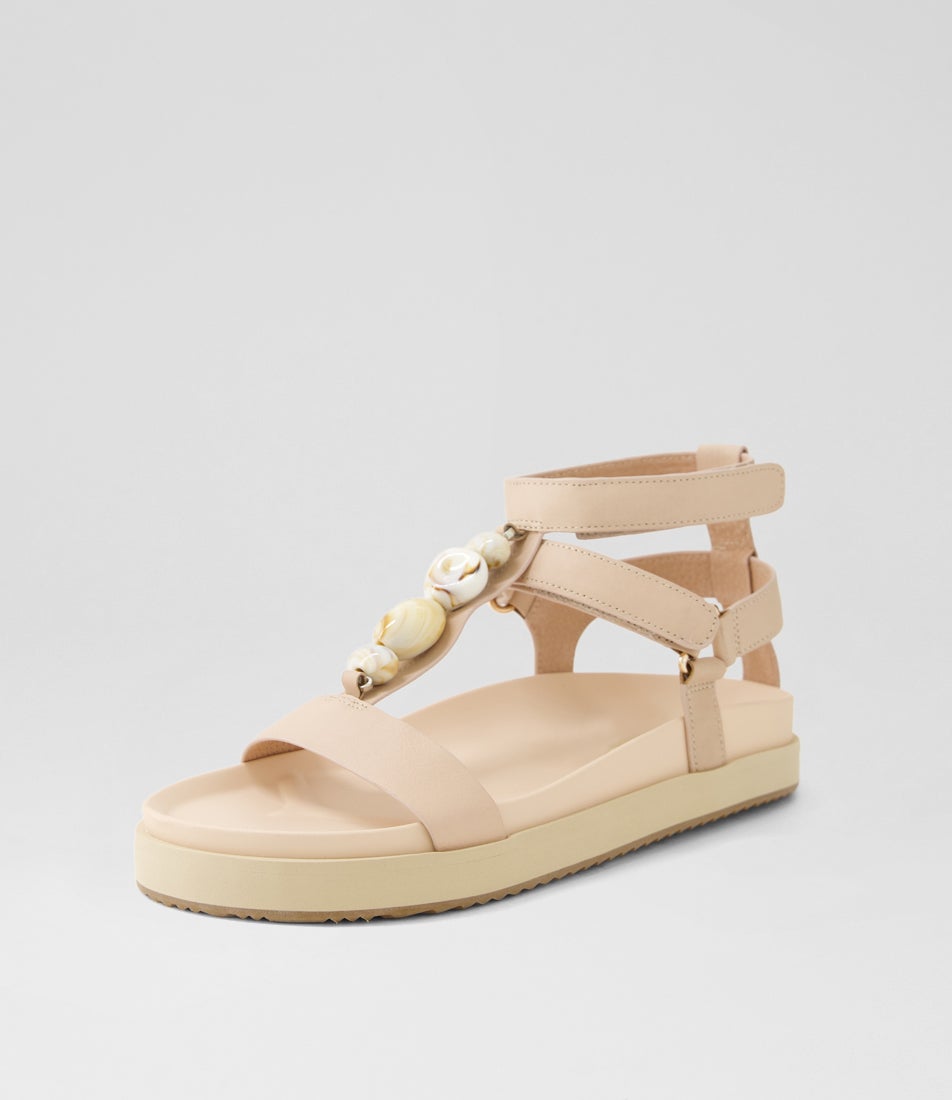 Mietta Sandal Oyster Leather Sandals