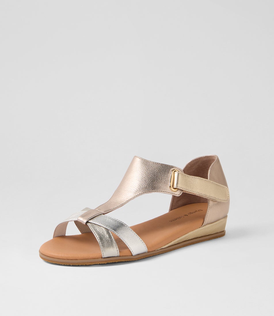 Hayzel Metallic Multi Leather Sandals