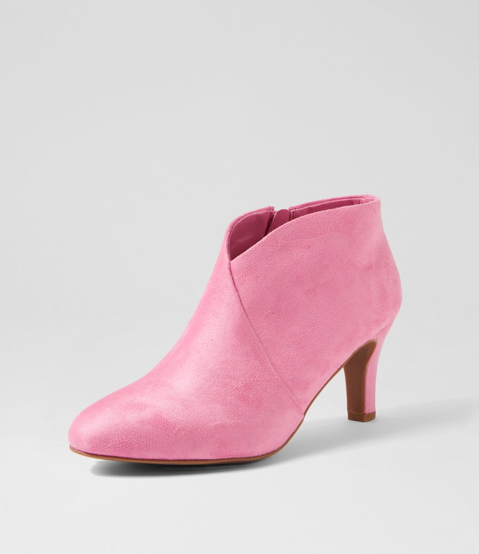 Ishee W Flamingo Microsuede Ankle Boots