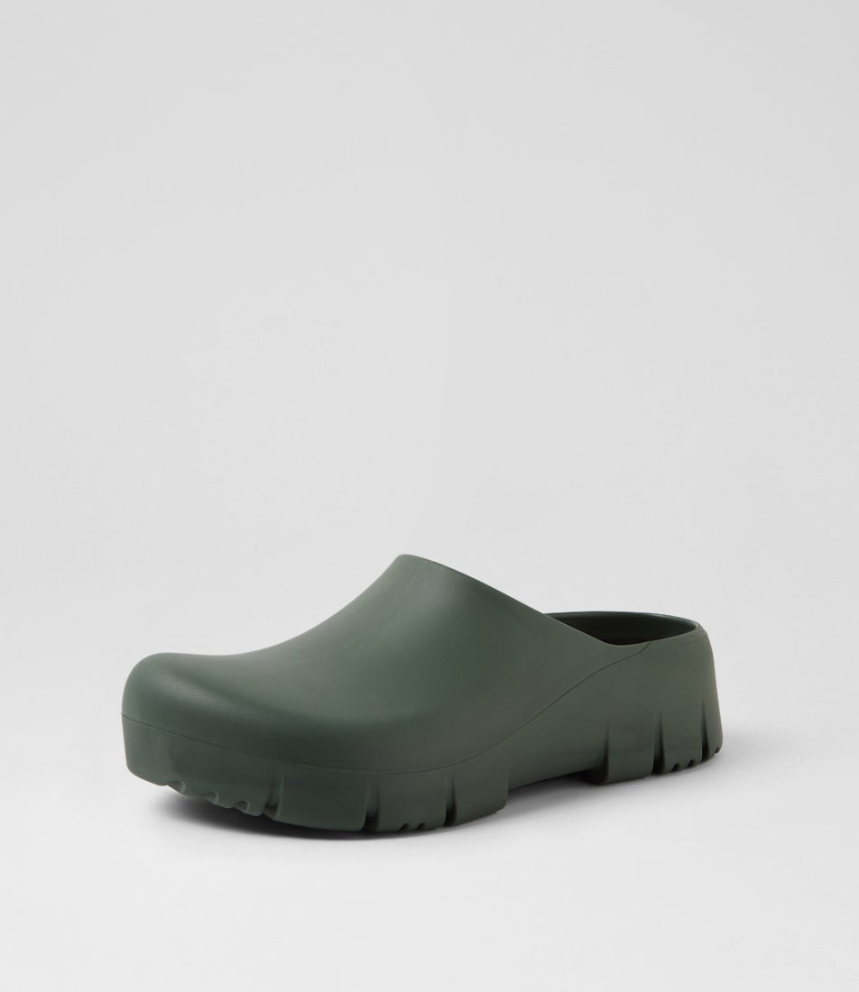 Super Birki 2 Thyme Polyurethane Flat Shoes