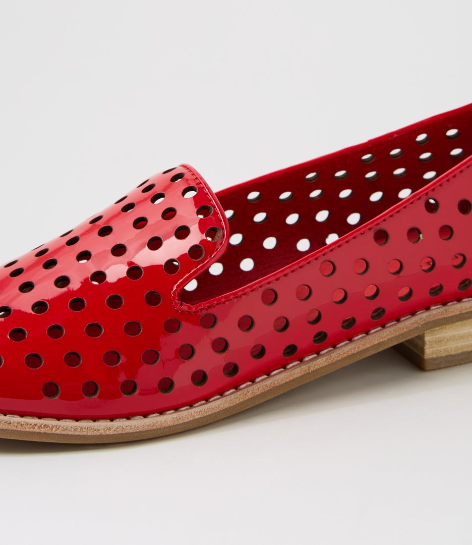 Ariah Red Patent Leather Loafers