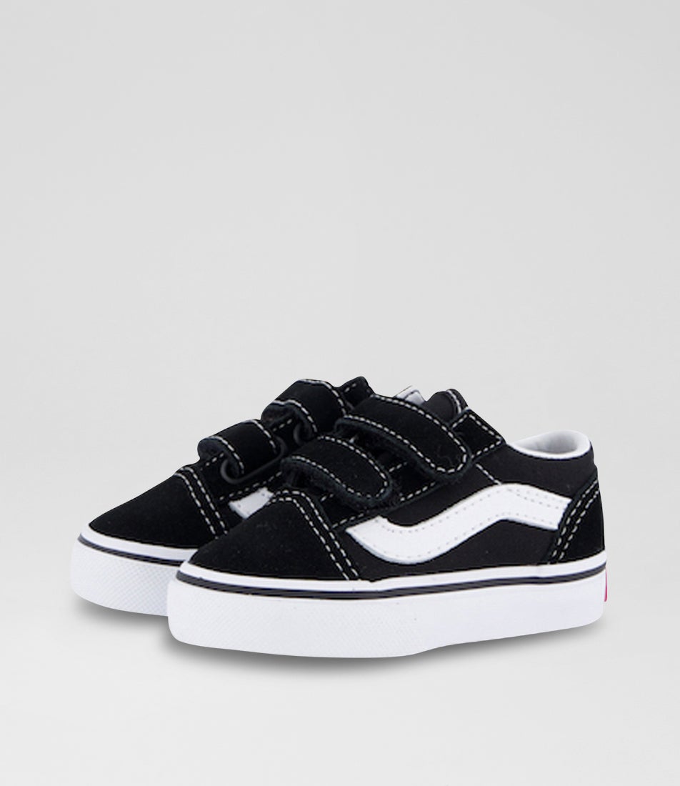 Old Skool Toddler Black Canvas Sneakers