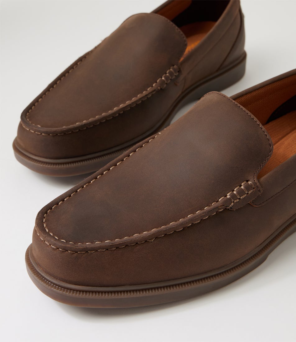 Piccolo Brown Leather Loafers