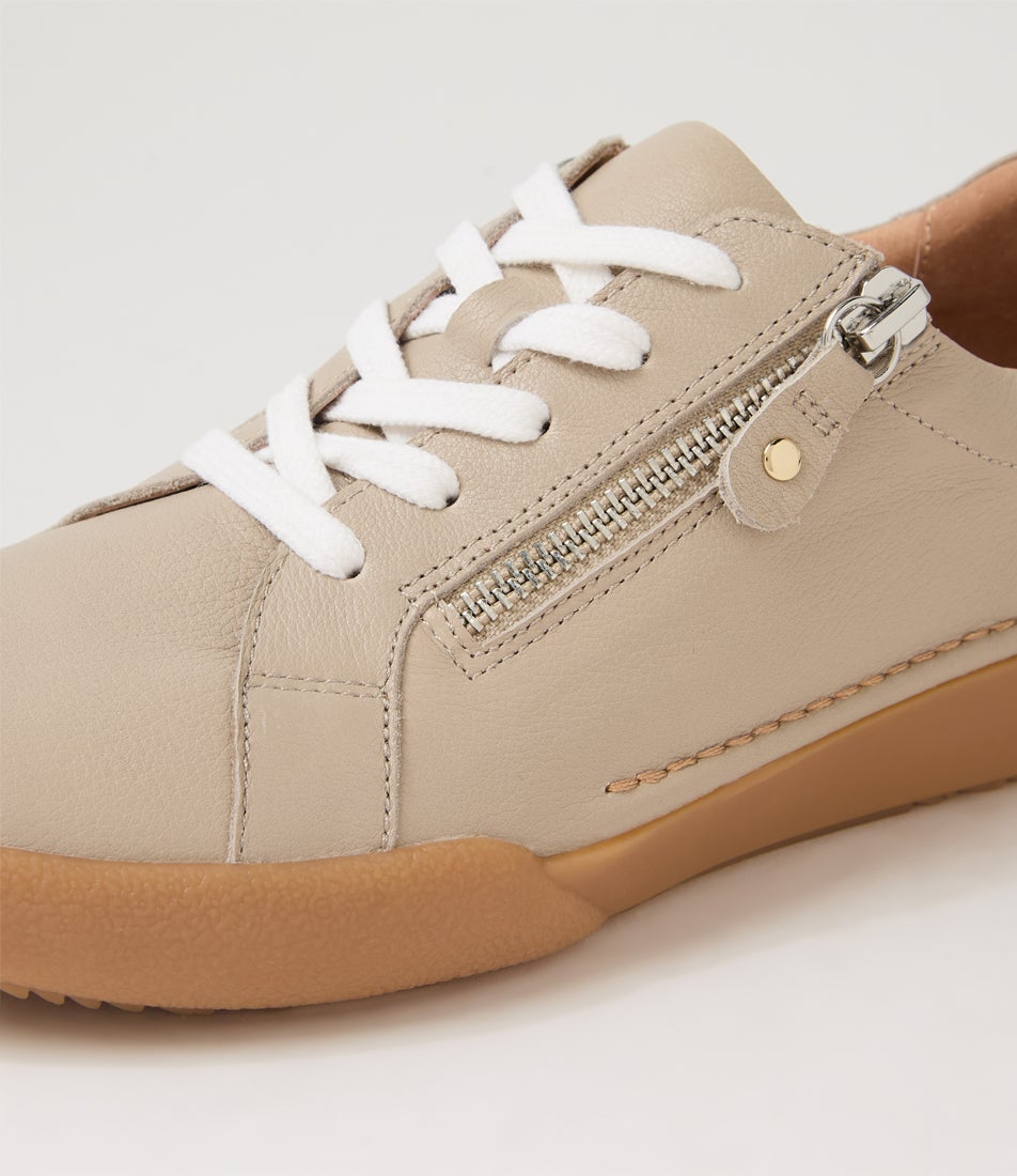 Yannas Mist Gum Leather Sneakers