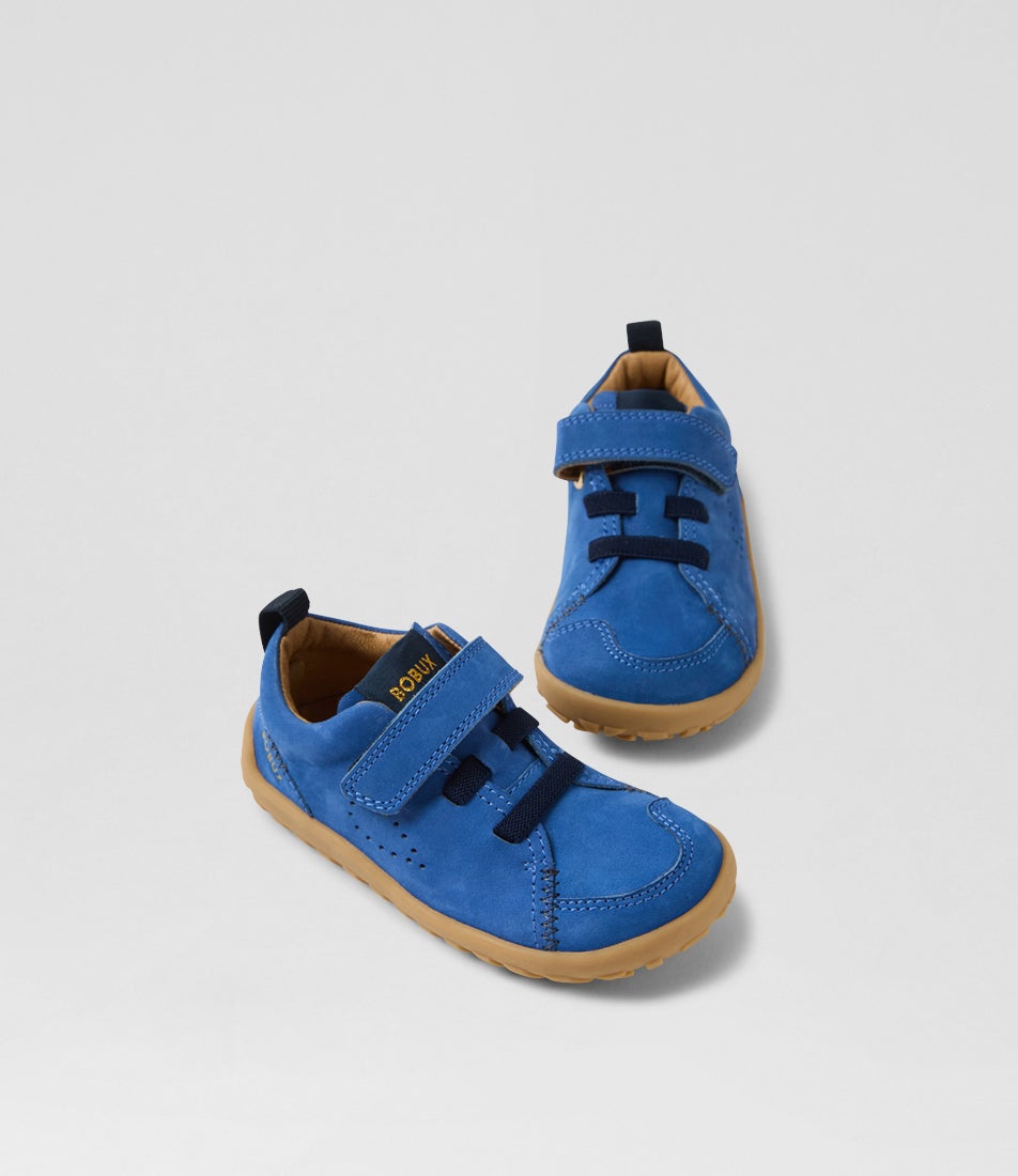 Su Prime Infant Olympian Blue Leather Sneakers