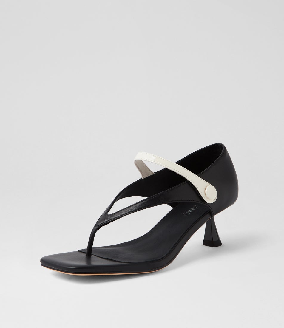 Kolla Black Ivory Leather Sandals Kolla Black Ivory Leather Sandals