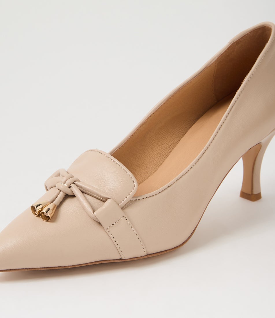 Traven Stone Leather Heels