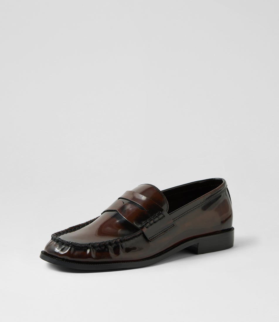 Cooper I Mahogany Leather Loafers