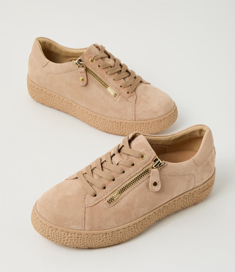 Oceanne Xw Sand Suede Sneakers