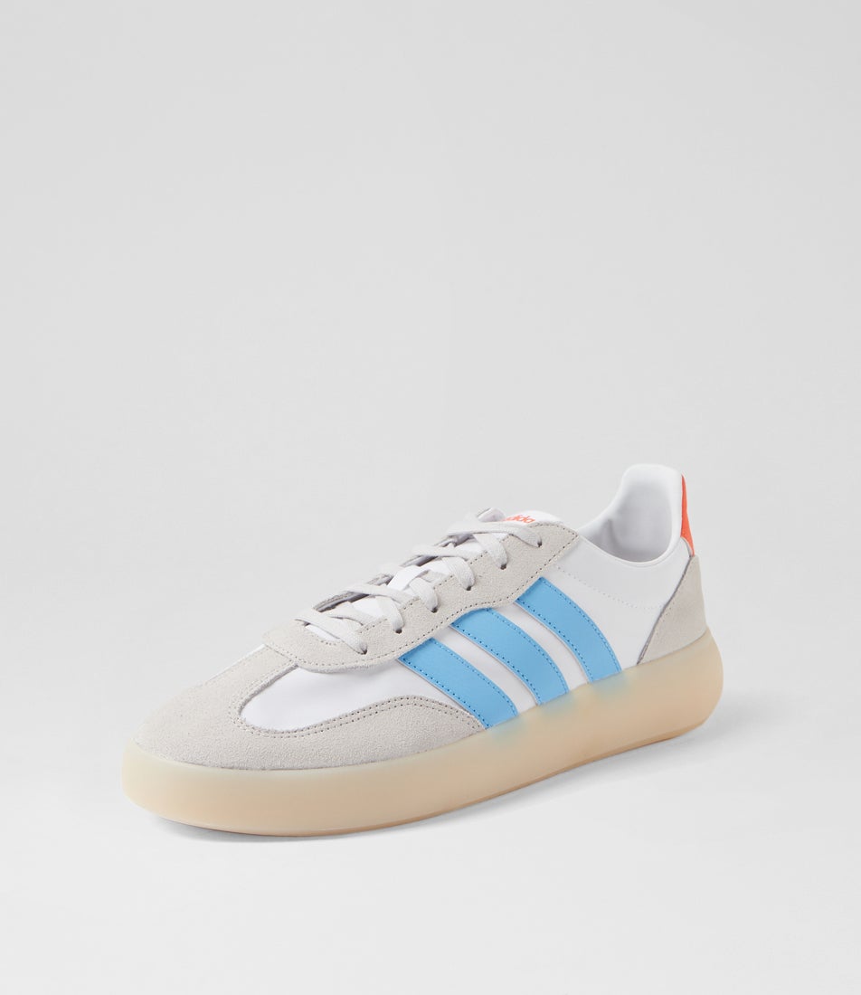 Barreda Decode M White Blue Orange Fabric Sneakers