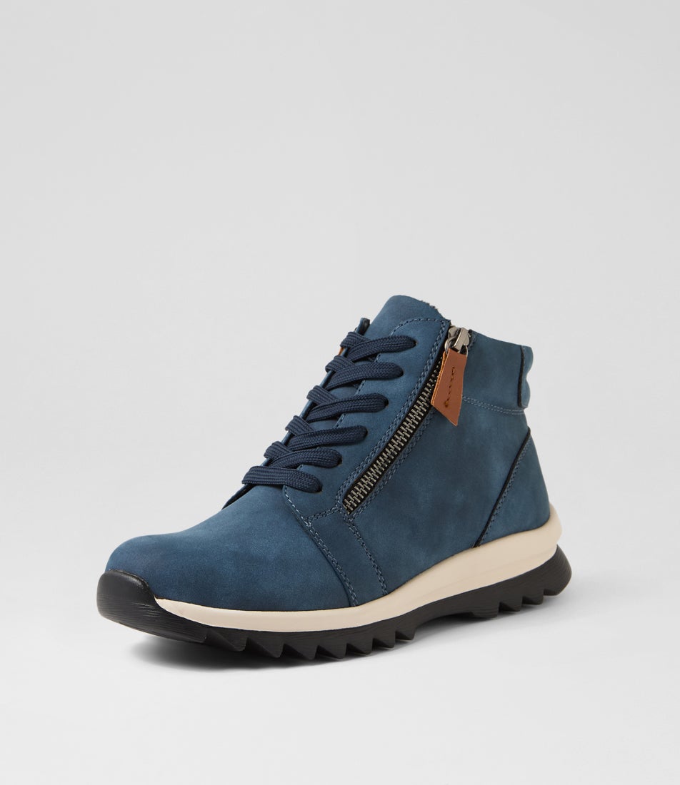 Whittier Navy Sneakers