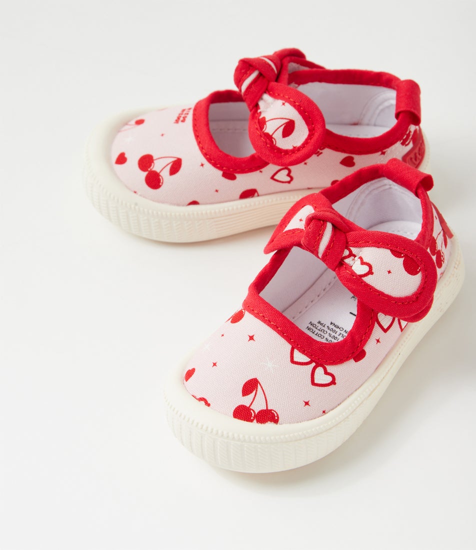 Millie Toddler Mon Cherie Canvas Flat Shoes