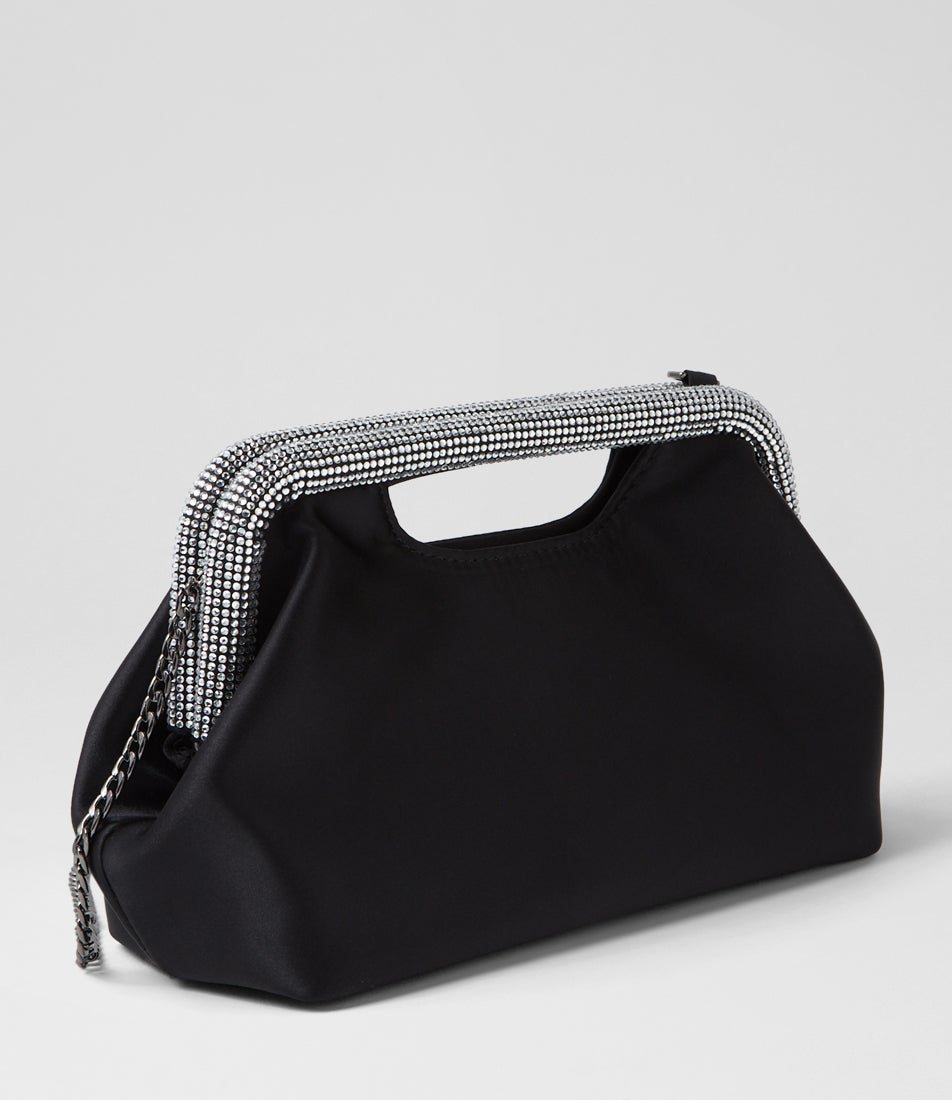 Eleanor Black Fabric Bag