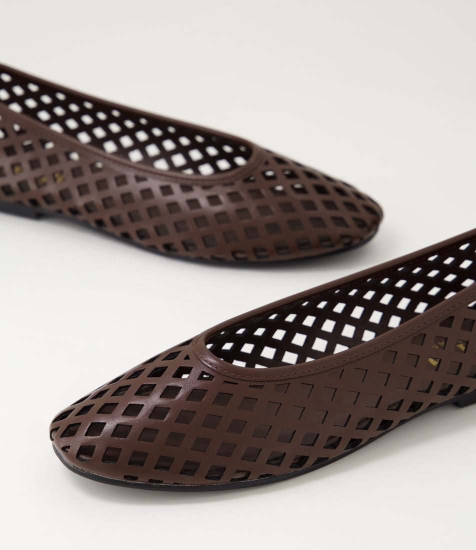 Dazed Chocolate Brown Ballet Flats