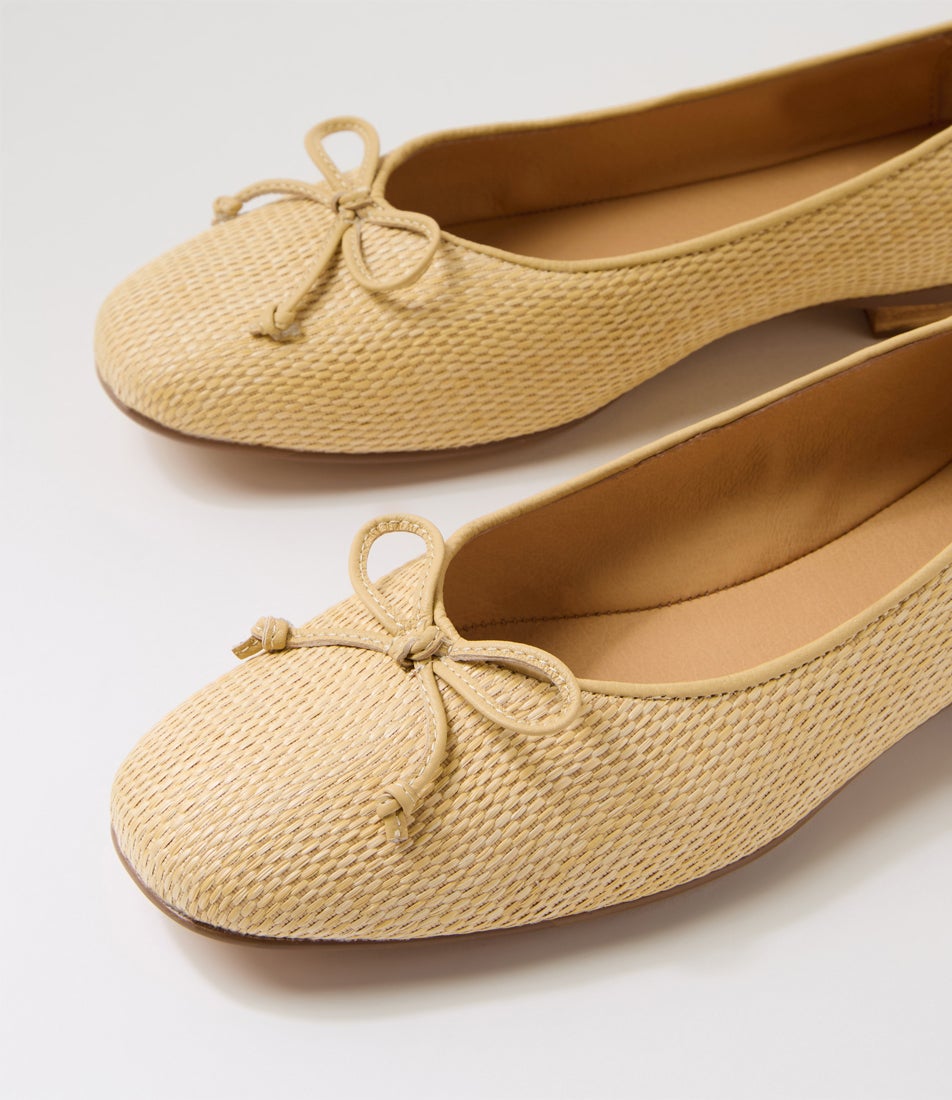 Micnic Natural Fabric Ballet Flats Micnic Natural Fabric Ballet Flats
