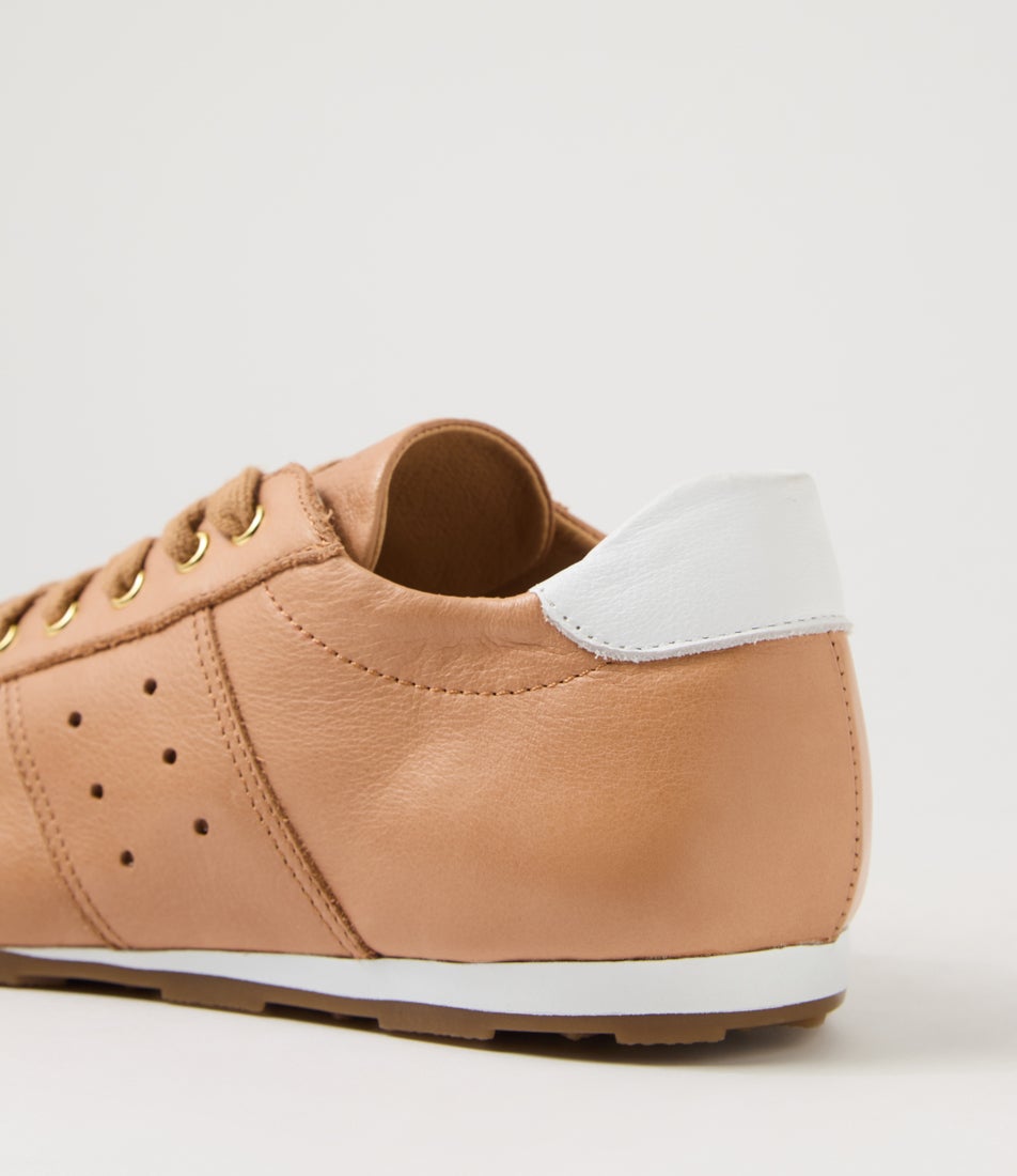 Malm Tan Leather Sneakers