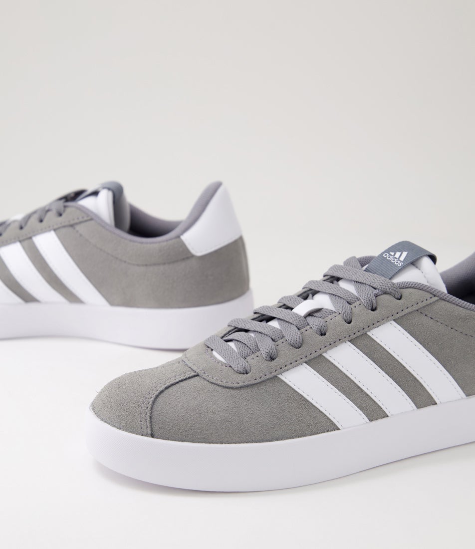 Vl Court 3 M Grey White Sneakers