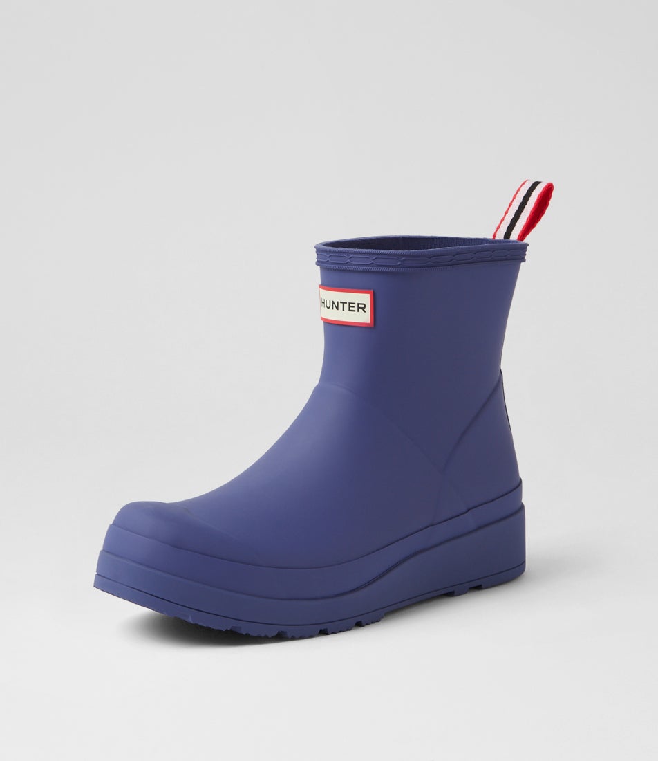 Play Short Boot Skipper Blue Smooth Ankle Boots Play Short Boot Skipper Blue Smooth Ankle Boots