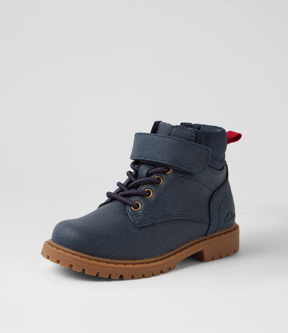 Rowan Toddler Navy Ankle Boots