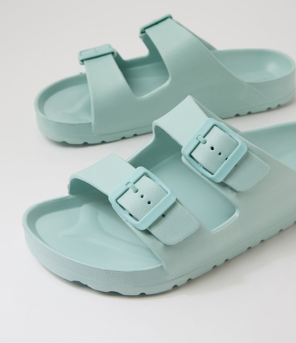 Poolside S Green Pastel Eva Sandals