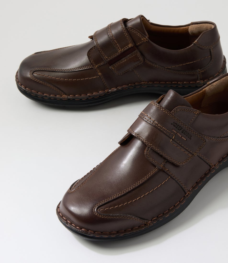 New Anvers 02 Tabak Leather Flat Shoes