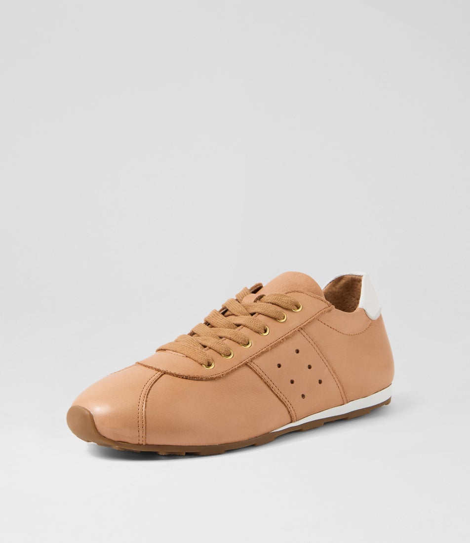 Malm Tan Leather Sneakers