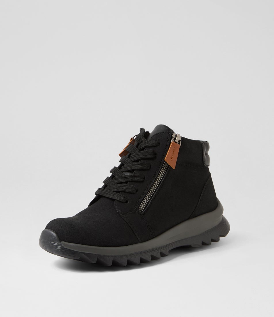 Whittier Black Ankle Boots Whittier Black Ankle Boots