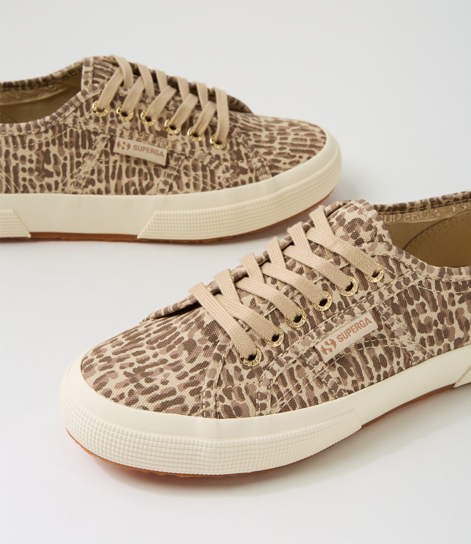 2750 Jaguar Print Canvas Sneakers