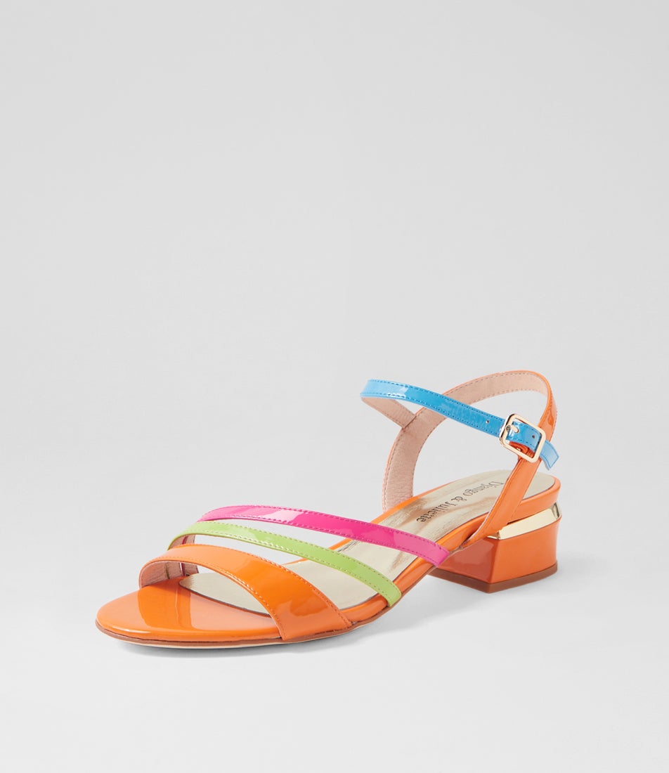 Till Gelato Patent Multi Sandals