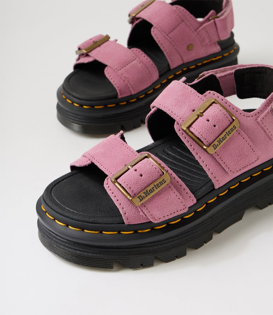 Zebzag Sandal Dusty Rose Suede Sandals