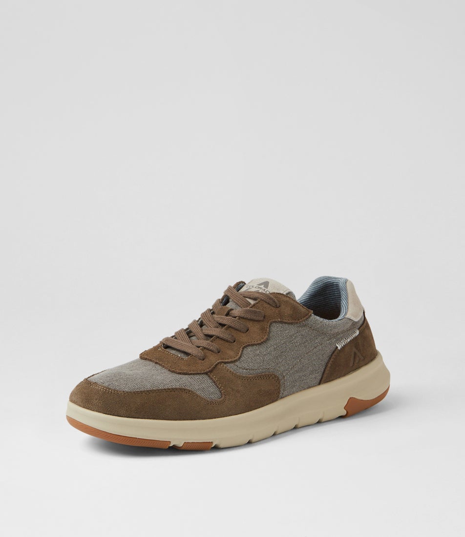 Hinz Taupe Suede Sneakers