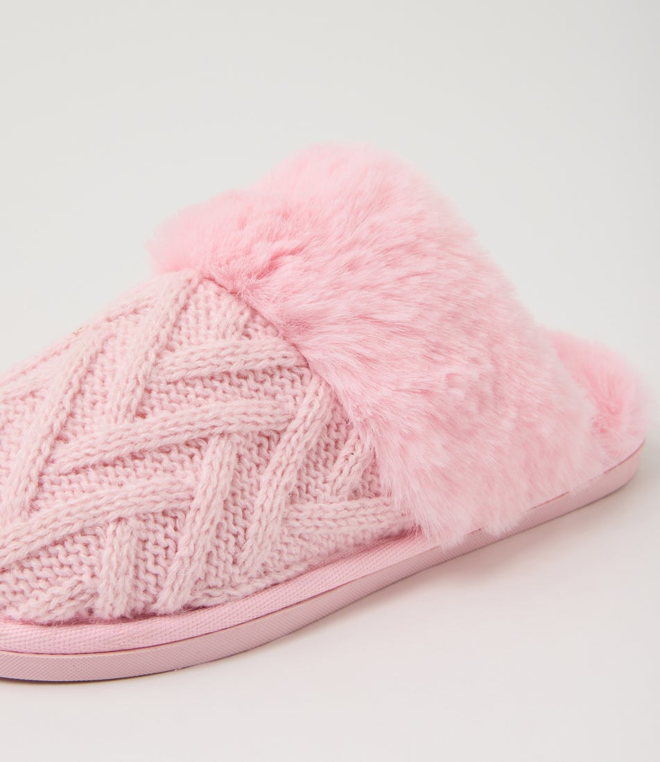 Kaidens Pink Multi Flat Shoes