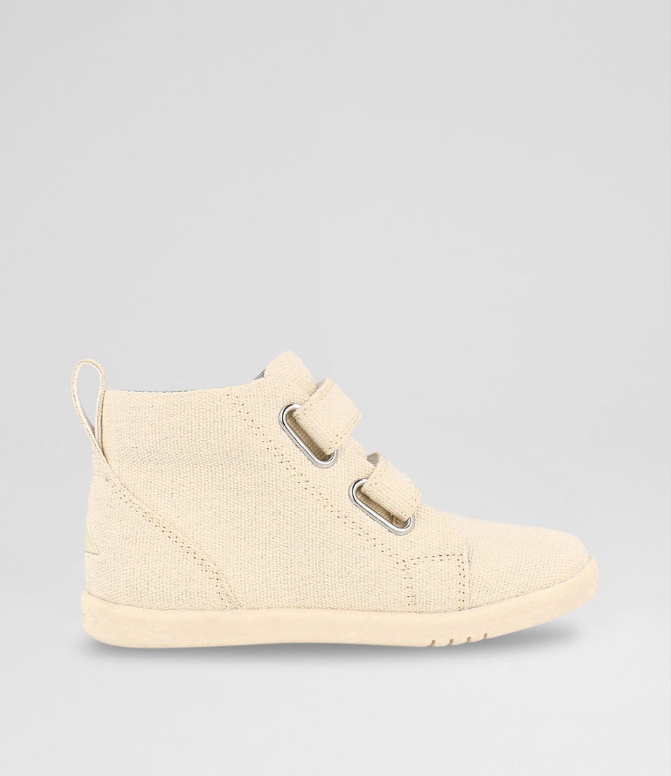Iw Grass Court High Toddler Chalk Canvas Ankle Boots