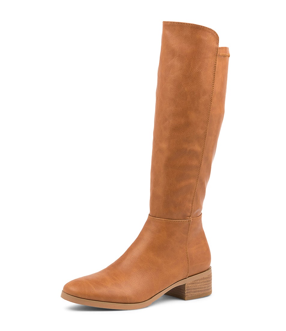 Telli2 Tan Stretch Boots
