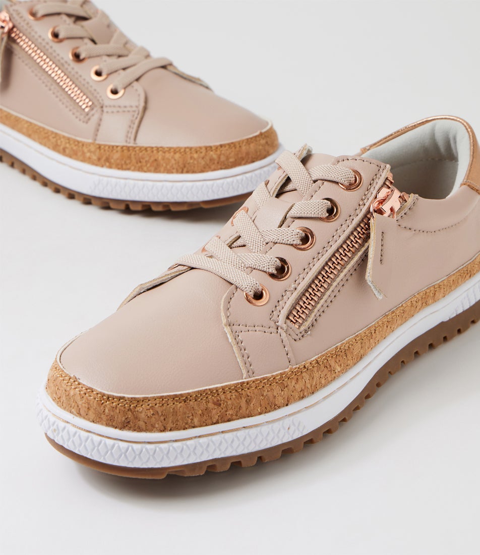 Gimmor Nude Smooth Sneakers