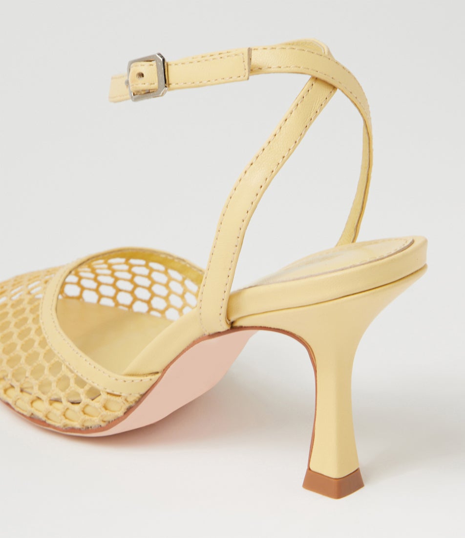 Pablo Lemon Fabric Heels