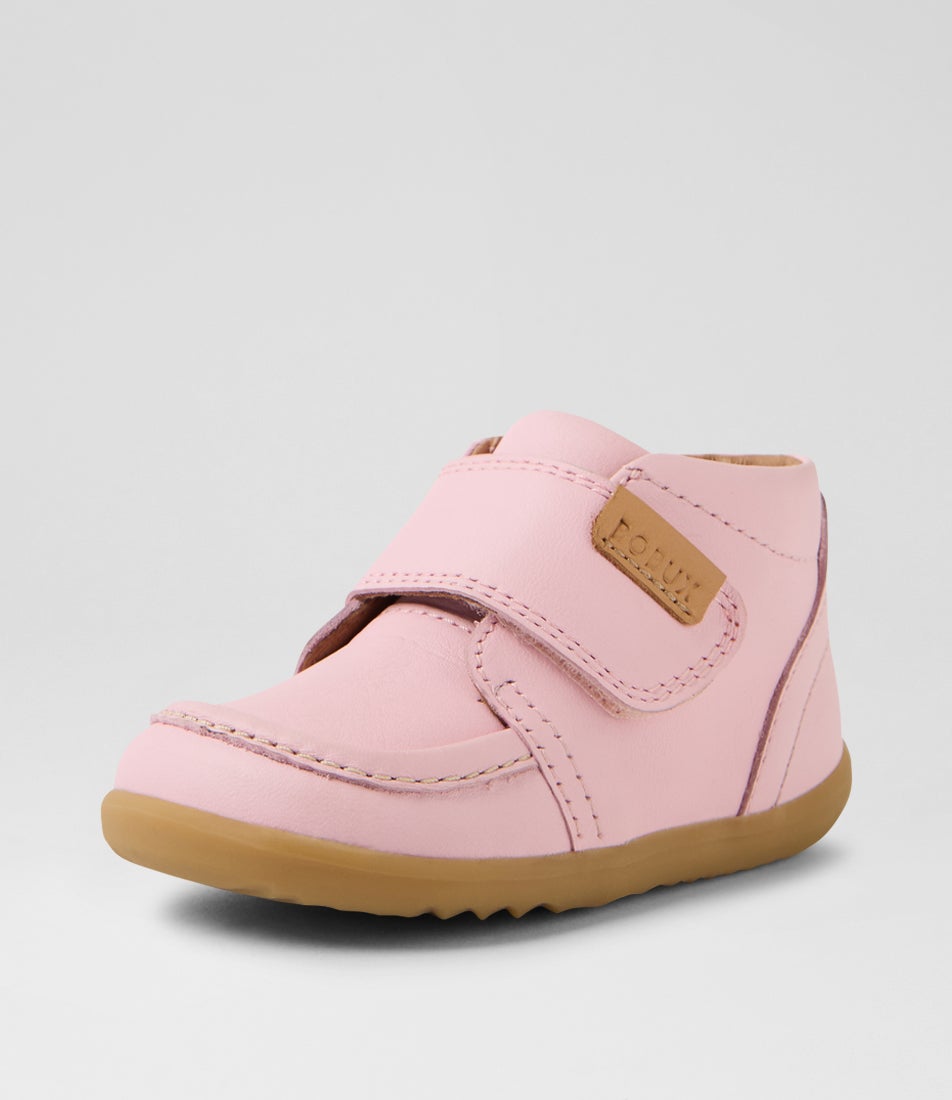Su Grover Toddler Parfait Pink Leather Ankle Boots