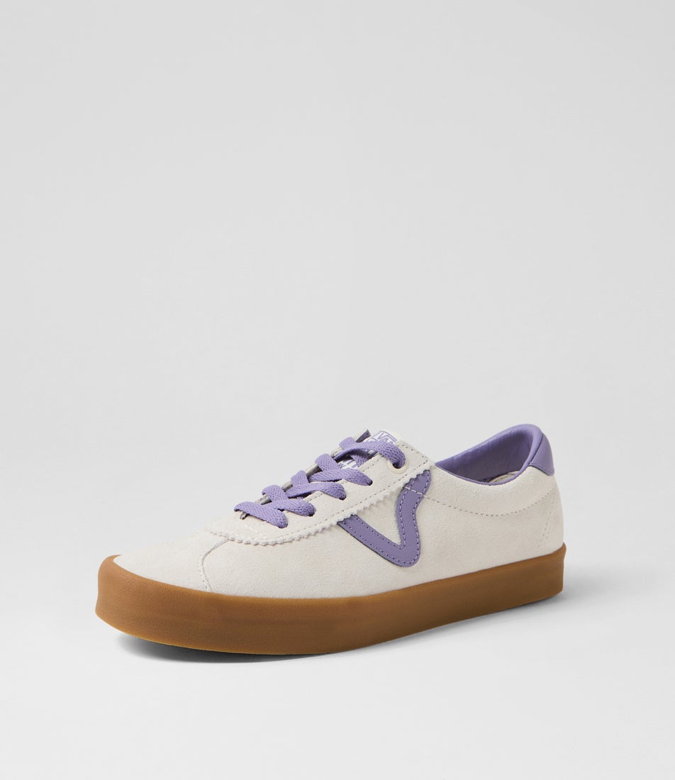 Sport Low W Gum Purple Haze Suede Leather Sneakers